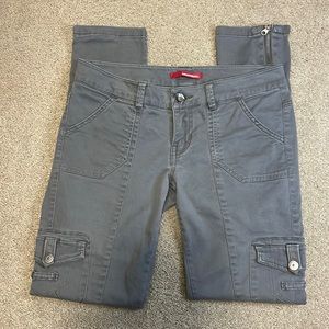 Unionbay grey skinny cargo pants size S